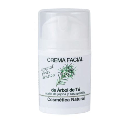 Crema facial de árbol de té especial pieles acneicas