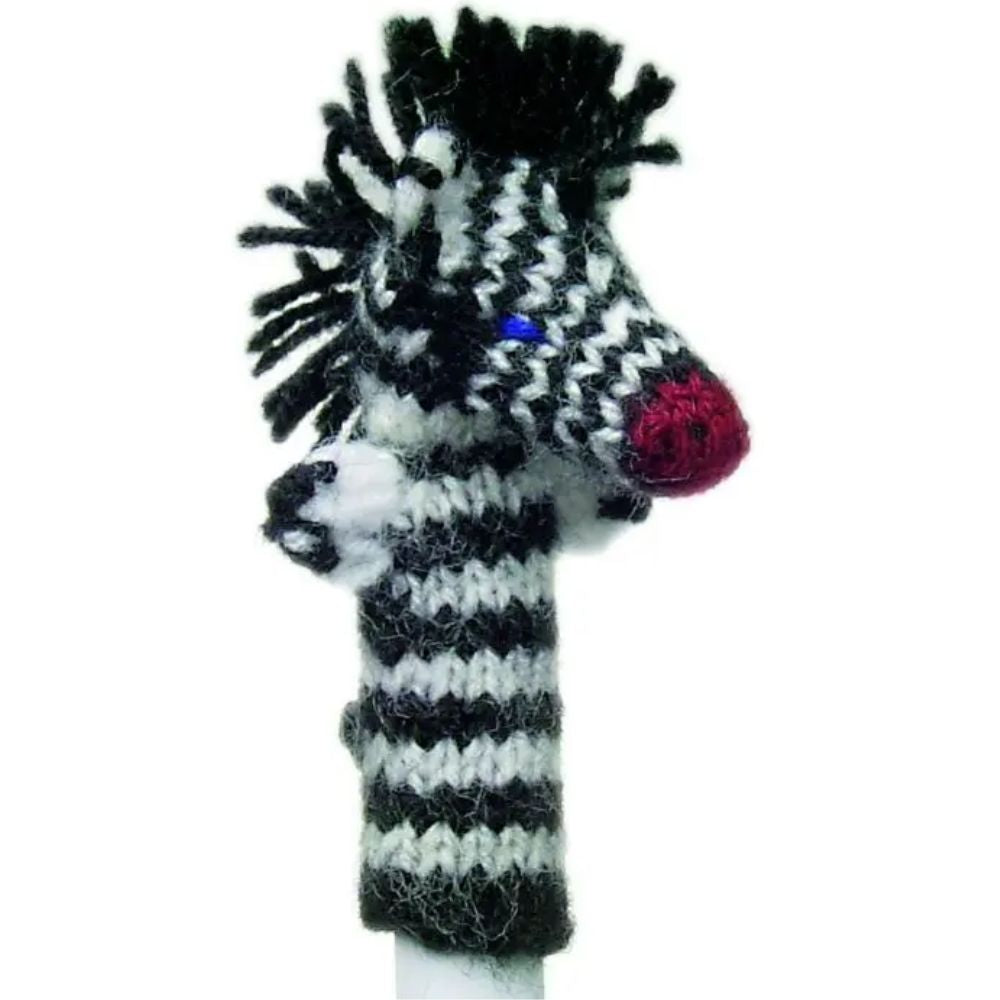 Marioneta dedo zebra Comercio Justo