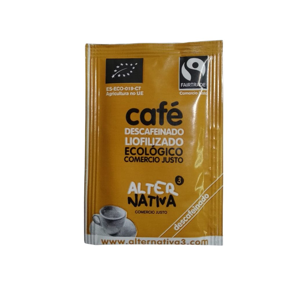 Monodosis Café Soluble Descafeinado BIO